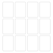 Blank playing card template | make your own playing cards pdf. 10 Best Blank Playing Card Printable Template For Word Printablee Com