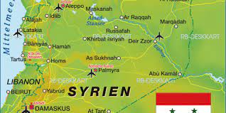 Als ihr haus von einer granate zerstört wird, fällt die entscheidung, das land zu verlassen. Karte Von Syrien Land Staat Welt Atlas De