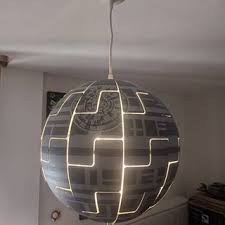 Ikea children's lamps go through some of the toughest safety tests in the world so you can sleep easy knowing the little ones are safe. Ikea Ps 2014 Death Star Lamp 4 Steps With Pictures Instructables