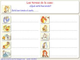 Me Encanta Escribir En Espanol Las Tareas De La Casa Estar Gerundio Ejercicio Tareas De Casa Tareas Las Tareas