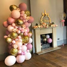 Choose from 350+ gold balloon graphic resources and download in the form of png, eps, ai or psd. Partywoo Pink And Gold Balloons 66 Pcs Pink Balloons Metallic Gold Balloons Pastel Pink Balloons And Gold Confetti Balloons For Pink Balloon Garland 4 Pcs 18 Inch Giant Pink Balloons Included