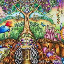 Johanna Basford On Instagram Amazing Colouring Skills By Alebavaresco I Make Enchanted Forest Coloring Enchanted Forest Coloring Book Forest Coloring Book