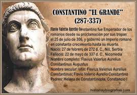 Biografia de Constantino El Grande-Primer Emperador Cristiano de Roma
