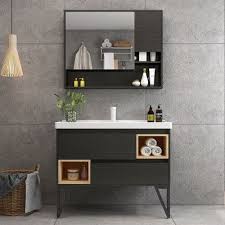 90cm bathroom vanity cabinet with medicine cabinet with shelf modern bathroom cabinets bathroom counter designs bathroom design luxury