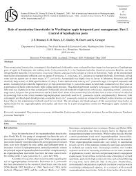 Annual review of entomology, vol 62: Pdf Role Of Neonicotinyl Insecticides In Washington Apple Integrated Pest Management Part I Control Of Lepidopteran Pests