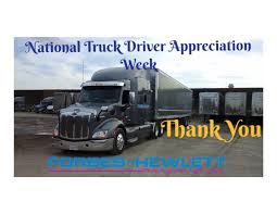 So, w ith driver appreciation week fast approaching, you may be looking for ways to honor your valued road warriors. O Xrhsths Forbes Hewlett Sto Twitter It S National Truck Driver Appreciation Week Thank You To All The Hard Working Men And Women Drivers Who Work Hard Day In And Day Out Nationaltruckdriverappreciationweek