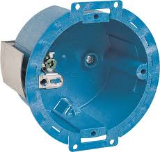 Most of arlington's fan boxes ship with an installed nm cable connector, mud cover in place and captive installation screws for both the box and the fan/fixture mounting bracket. Carlon Bh614r Ceiling Fan Box 1 Gang Screw Mounting Pvc Vorg4466488 Bh614r