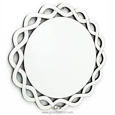 Bathroom Mirror Clipart Black And White Modern Round Framed Vanity Mirror Design L 31 5 X W 31 5 By Gravity Decor Duvar Aynasi Aynalar Cerceve