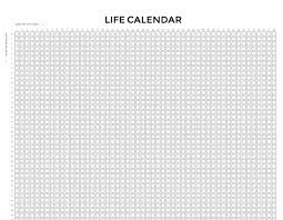 Your Life In Weeks Wait But Whywait But Why Life Calendar Calendar Printables Calendar