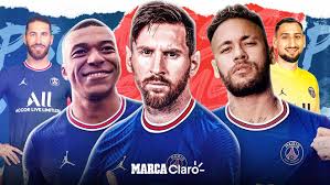 Lionel messi, seis veces ganador del balón de oro, ofrece su primera rueda de prensa en parís, tras su fichaje por el parís saint germain (psg). 0lry0xzab9r45m