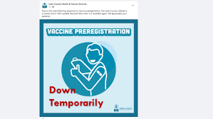 If yes, then please do not use this online registration form. Lane County S Website Crashes As Online Registration For Vaccines Goes Live Kval