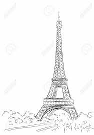 Eiffel Tower Paris Drawing Eiffel Tower Drawing Paris Art