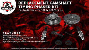 Maybe you would like to learn more about one of these? Variable Camshaft Timing Cam Phaser Kit Replaces 3r2z6a257da 917 250 3l3z 6279 Dap 8l3z 6m280 B Fits Ford F 150 Expedition More Triton 5 4l 4 6l 3v Engines Sprockets Bolts Solenoids
