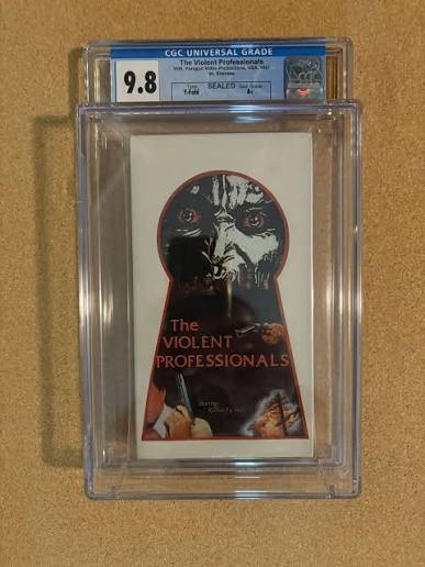 Sealed Violent Professionals VHS from Paragon Video Productions
