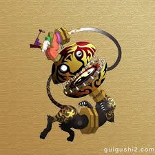 狴犴 宪章 狴犴 又叫宪章 龙生九子之一 形像老虎有威力 传说其好诉讼 故狱门或官衙正堂两侧立其形象 后为牢狱的代称 潜确类书 狴犴好讼 形狱门上 狴犴 又名宪章 传说中的兽名 形似虎 龙之九子之一 它平生好讼 却又有威力 狱门上部那虎头形的装饰