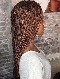 Long Golden Brown Micro Braids Small Box Braids Hairstyles Brown Box Braids Box Braids Hairstyles