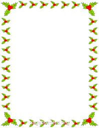 Holly Border Free Christmas Borders Page Borders Free Christmas Printables