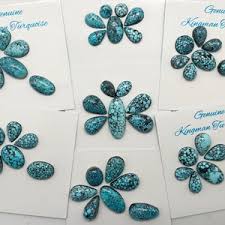 Buy Spiderweb Turquoise/sky Blue Black Matrix/large Freeform Cab/natural  Untreated/ Backed Black Jade/designer Gemstone/kingman Mine. Online in  India