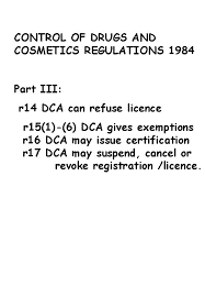 The controlled substances, drugs, device, and cosmetic. Pharmacy Jurispudence Azman Yahya Principal Assist Director Pharmaceutical