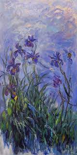 You can also choose from modern, impressionist, and realist monet paintings. Lilac Irises Claude Monet Hand Painted Oil Painting Reproduction Landscape With Purple Flowers Bedroom Decor Fine Art Living Room Wall Art Monet Art Claude Monet Art Painting Wallpaper