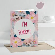 Maybe you would like to learn more about one of these? Floral Personalized I M Sorry Greeting Card Gift Send Old Pers Gifts Online J11042669 Igp Com