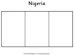 Nigeria Flag Nigeria Flag Flag Coloring Pages Nigerian Flag