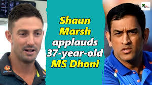 Shaun Marsh is in full of applauds for the brilliance of 37-year-old MS  Dhoni