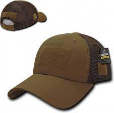 Rapdom Low Crown Mesh Tactical Operator Cap Rapdom Low Crown Mesh Tactical Operator Cap Coyote Brown Adjustable Tactical Hat Tactical Operator Cap