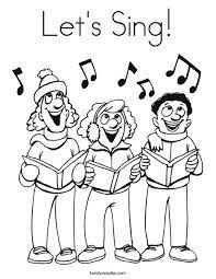 Free printable coloring page for kids.printable animal alphabet learning activities worksheets,coloring pages preschool kindergarten. Let S Sing Coloring Page Twisty Noodle