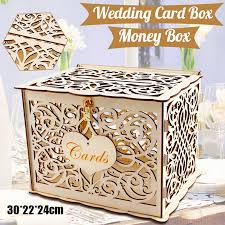Enter the gift table and, more specifically, the wedding card box. Card Boxes Wedding Card Post Wooden Box Collection Gift Card Boxes Lock Weddings Decor Home Furniture Diy Coccinelli De