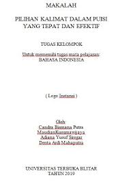 Cover makalah sebenarnya bukanlah kunci kualitas makalah yang ada di dalamnya. 8 Jenis Contoh Penulisan Cover Makalah Yang Benar Suratku Id