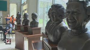 The City of Flint unveiled several bronze sculptures to commemorate the  women of Flint