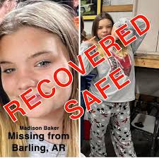 Amber Alert CANCELLED after Arkansas girl found safe.