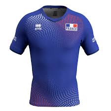 Dans un match capital, la france est obligée de s'imposer face au comité olympique russe. Maillot Equipe De France De Volley Ball Errea Sport Time