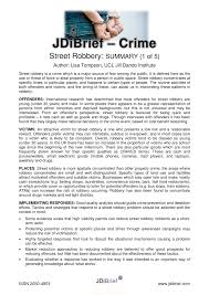Pdf Street Robbery