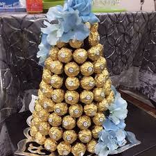 3:06 ferrero rocher 15 416 gubahan hantaran kahwin terbaru kain pelikat menjadi perahu kasih #gubahankainpelikat. Ferrero Rocher Tower Hobbies Toys Stationery Craft Occasions Party Supplies On Carousell