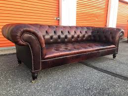 George Smith Oxblood Leather Chesterfield Sofa On Chairish Com Leather Chesterfield Leather Chesterfield Sofa Victorian Chesterfield Sofa