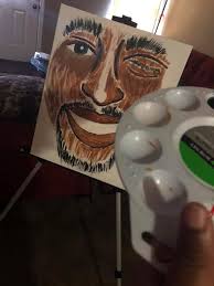 Self-taught artist shares latest painting work