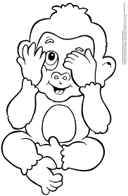 Coloring Pages Of Monkeys Kids Learning Activity Monkey Coloring Pages Owl Coloring Pages Cute Coloring Pages