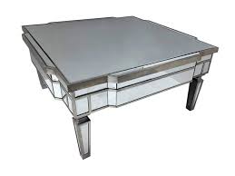 Accent your living room with a coffee, console, sofa or end table. Square Mirrored Coffee Table Silver Interiors Invogue