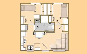 A 20 X 20 400 Sq Ft 2 Bedroom 3 4 Bath That Has It All Tiny House Floor Plans House Floor Plans House Plans