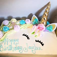 Cake style made this cake for her daughter's birthday, and has done a full video tutorial to show you how to recreate it at home. Unicorn Cake Topper With Eyelashes Party Cake Decoration Supplies For Birthday Party Wedding Baby Shower 5 8 Inch Amazon Com Grocery Gourmet Food