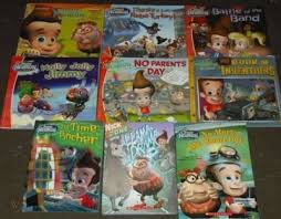 Slap that jetpack on your back and make your head grow to an abnormal size as we teleport into jimmy neutron: Lot Of 9 Jimmy Neutron Boy Genius Adventure Books 129578650