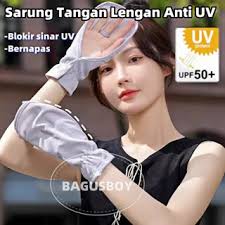 Jual 【COD】Sarung Tangan Lengan Anti UV Tabir Surya Es Sutra Motor Mobil UPF  50/Manset Lengan Mobil Motor