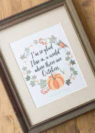 Anne of green gables is making her way into the hearts and minds of a new generation with the netflix series that came out recently, and as a anne of green gables october quote printable. Free Printable Fall Quote From Anne Of Green Gables Bren Did