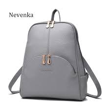 Nevenka Mini Backpack Women Light Weight Daypacks Girls Fashion Backpacks Ladies Leather School Bag Female Gray Backpack Black Backpacks Aliexpress