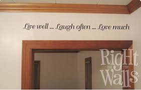 Please sign up on the form. Live Well Laugh Often Quote Family Wall Decals Vinyl Art Stickers