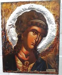 Archangel Michael Handmade Greek Christian Orthodox Byzantine Icon Antique  Style