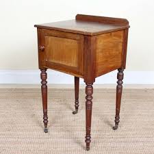 Antique Victorian Bedside Table Arts Crafts Mahogany Bedside Cabinet Vinterior In 2020 Antique Bedside Tables Art Table Bedside Cabinet