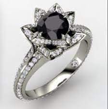 Pin By Sierra Nicole Grigsby On Black Diamonds Black Diamond Ring Engagement Black Diamond Ring Black Diamond Engagement